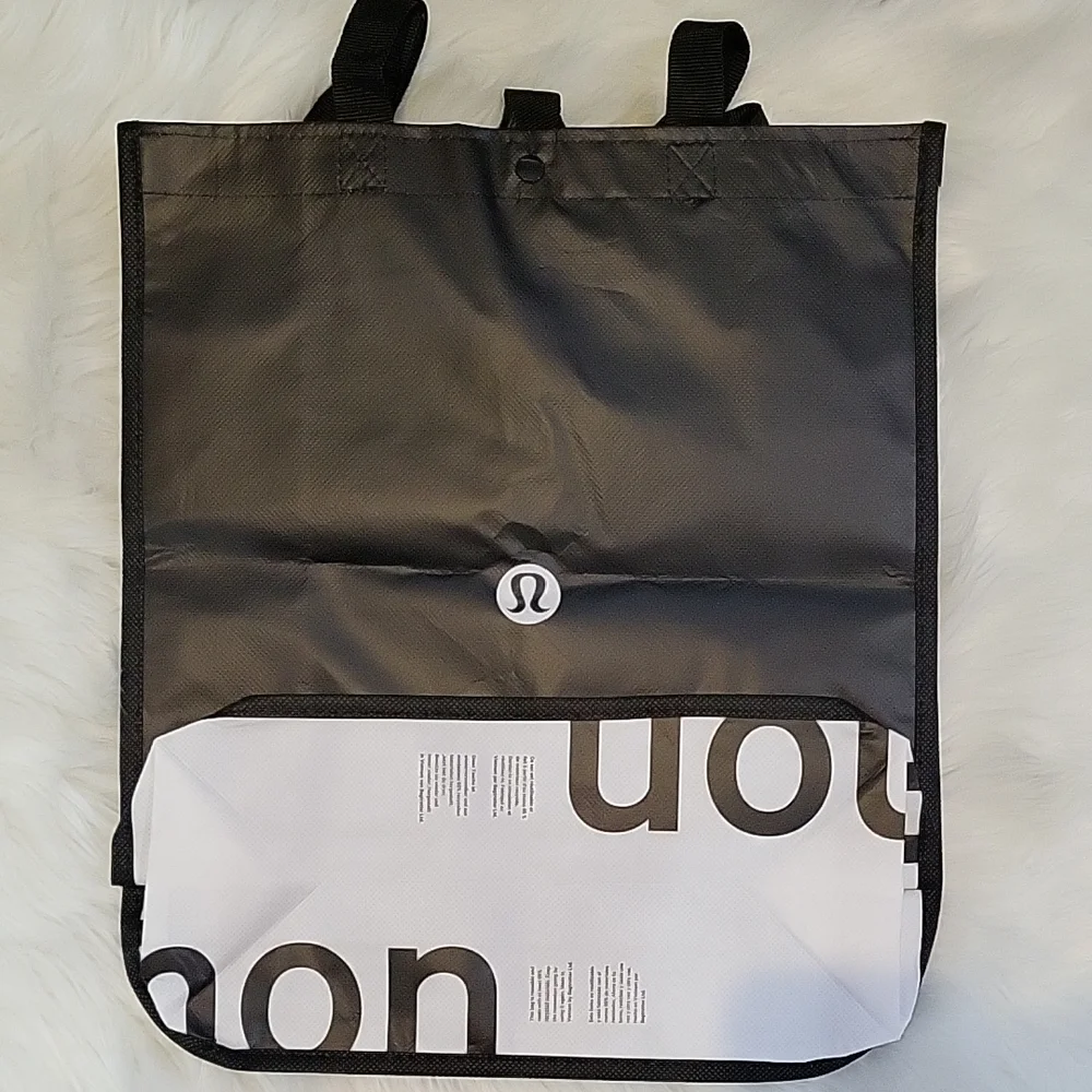 Lululemon athletica bundle of Red, Black, White, Green Tote Bags